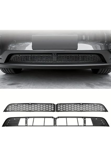 Tesla Model Y (2020-2024) ile Uyumlu Ön Tampon Alt Izgara indirimleri