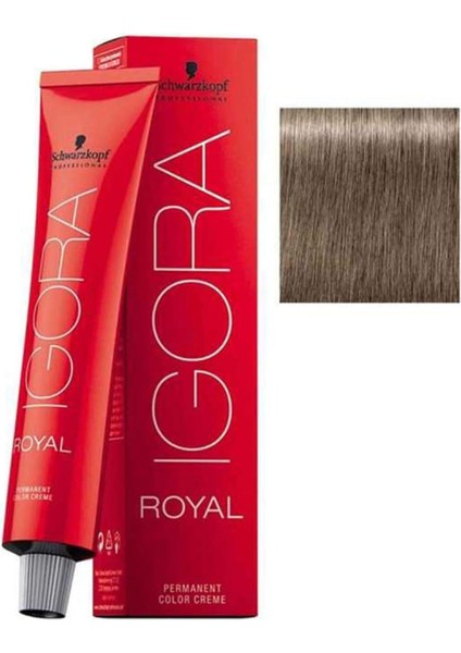 Schwarzkopf Igora Royal Saç Boyası 60ML-NO - 8.1 Küllü Açık Kumral