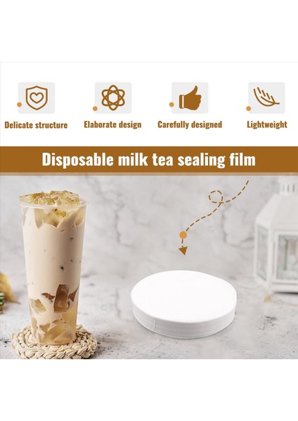 Yuvarlak Şekli Sızıntı Kanıtı Kağıt Film Kahve Dökülmesi Kanıt Contası Sızıntı Kanıtı Kağıt Filmler Tek Kullanımlık Süt Çay Sızdırmazlık Filmi 13CM (Yurt Dışından) indirimleri