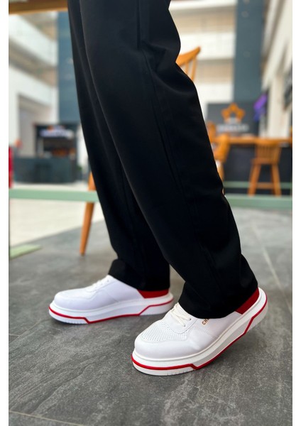 CH075 - Cbt Signature Erkek Ayakkabı Beyaz/kırmızı indirimleri