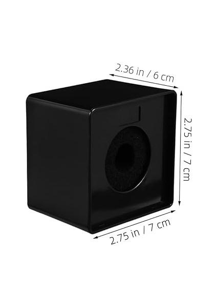 3 Adet Mikrofon Standı: Kare Küp Mikrofon Bayrak Istasyonu Mikrofon Logo Tutucu Ekipman Mikrofon Aksesuarları Röportaj ve Ktv Için fiyatları