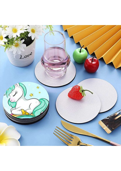 Yuvarlak Süblimasyon Boş Coaster Süblimasyon Boş Coaster Süblimasyon Isı Transfer Coaster Sıcak Preslenmiş Coaster 168PCS (Yurt Dışından) indirimleri