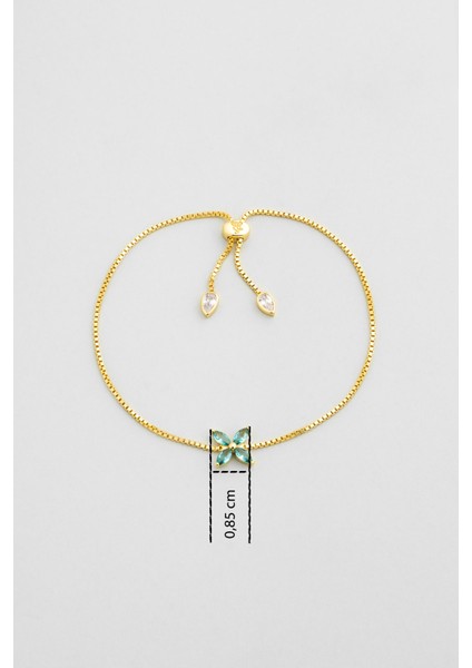 Afrodit 18 Ayar Sarı Altın Kaplama Ayarlanabilir Gümüş Papatya Bileklik modelleri