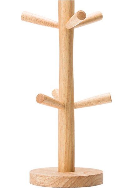 6 Kancalar Kupa Tutucu Ağacı Ahşap Fincan Tutucu Kupa Ağacı Tutucu Raf Masa Üstü Tutucu Çay Kahve Fincanı Kupa Hoooks Kupa Fincan Ağacı (Yurt Dışından)