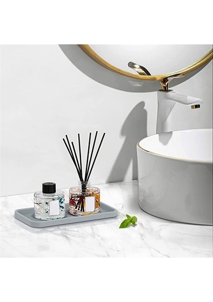 Mutfak Lavabo Organizatör Tepsisi Mutfak Lavabosu Için Sünger Tutucu Banyo Tepsisi Sünger Silikon Sabun Tutucu Gri 2 Pc (Yurt Dışından) modelleri