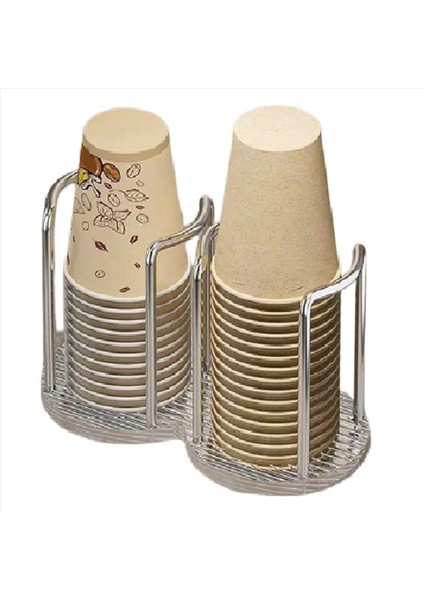 2x Kağıt Kupa Dispenser Kupa Tutucu Kupa Organizatörü Depolama Partisi Kupası Dispenser Ağız Garde Durulama Kupa Tutucu 23X13CM B (Yurt Dışından) fiyatları