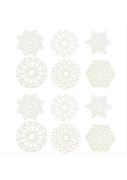 12 Adet Ahşap Bardak Altlıkları Kupa Ped Istiflenebilir Kahve Fincanı Placemats Içi Boş Fincan Pedler Masa Üstü Koruma Aksesuarları (Yurt Dışından) indirimleri