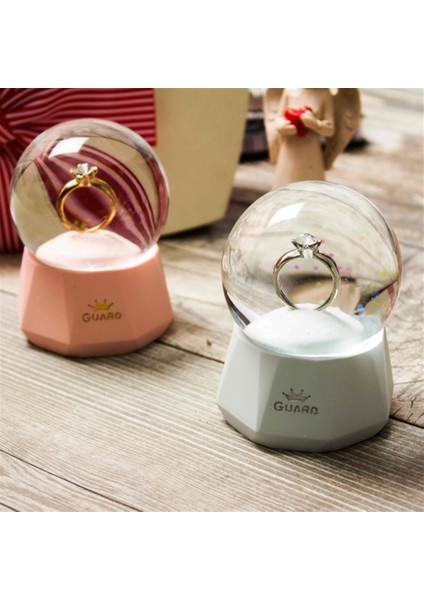 Tektaş Yüzük Temalı Işıklı Küçük Boy Kar Küresi Mavi fiyatları