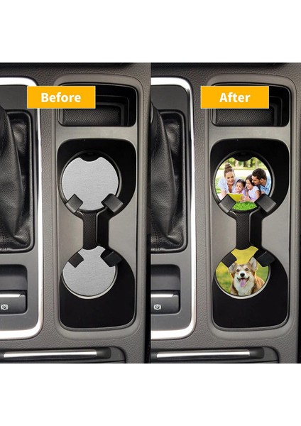 Sublimasyon Boşlukları Ürünler Süblimasyon Araç Kupası Barışkıları Boşluklar Mat Diy Araba Kupası Bardak Altlıkları Boyama Accessorie 15 Adet (Yurt Dışından) fiyatları