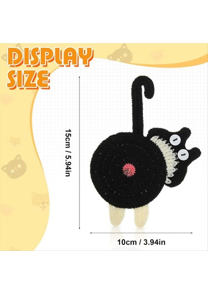 Cat Lovers Için Kedi Hediyesi 3pcs Cat Coaster Dokuma Sevimli Kedi Coaster Yalıtım Coaster Kahve ve Çay Coaster (Yurt Dışından) fiyatları