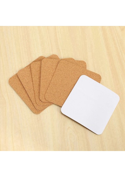 Kendinden Yapışkanlı Bardak Altlıkları Cork Paspaslar ve Diy El Sanatları Malzemeleri (250 Kare) Için Cork Destek Çarşafları (Yurt Dışından) modelleri