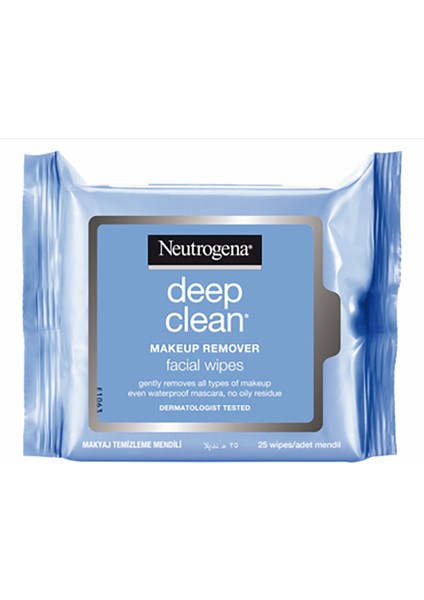 Deep Clean Makyaj Temizleme Mendil 25'li 3 Adet