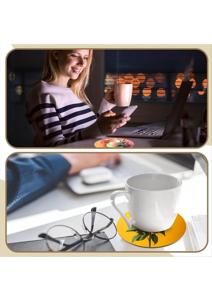 12 Adet Süblimasyon Bardak Altlıkları 4 x 4 Inç Boğuk Coaster Cork ve Mdf Boş Bardak Altlıkları Süblimasyon Arabası Bardak Altlıkları (Yurt Dışından) fırsatları