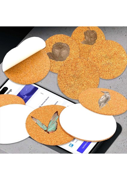 40 Paket Kendi Yapışkanlı Cork Yuvarlak 3 5 Inç Destek Çetesi Dıy Crafts-Alt Koruma Için Cork Coasters (Yurt Dışından) modelleri