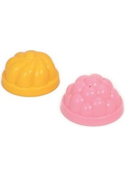 Dekoratif Kum Kalıpları Mavi ve Turuncu Renkli 2 Adet Eğlenceli Oyun Seti modelleri