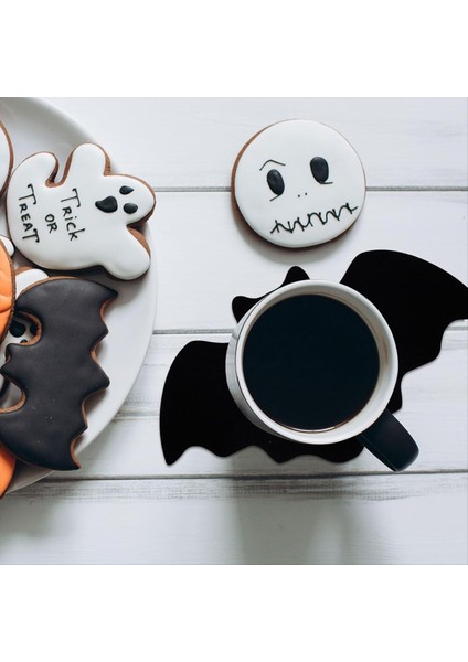 4pcs Cadılar Bayramı Örümcek Akrilik Bardaklar Isı Yalıtım Bardak Altlıkları Cadılar Bayramı Mutfak Dekorasyon Malzemeleri (Yurt Dışından) fırsatları