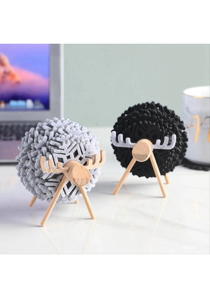 Koyun Şekil Içecek Bardak Pedleri Yalıtılmış Yuvarlak Keçe Fincan Paspaslar Ev Ofis Masası Dekor Sanat El Sanatları Gösterildiği Gibi (Yurt Dışından) indirimleri
