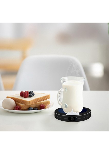 Akıllı Kahve Kupa Isıtıcıları 10W Hızlı Isıtma 3 Aşamalı Sıcaklık Kontrolü Taşınabilir Kupa Isıtıcı 8h Otomatik Kapatma Black (Yurt Dışından) fırsatları
