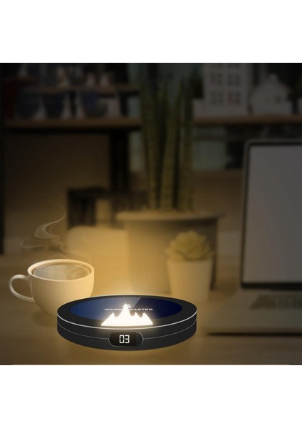 Akıllı Kahve Kupa Isıtıcıları 10W Hızlı Isıtma 3 Aşamalı Sıcaklık Kontrolü Taşınabilir Kupa Isıtıcı 8h Otomatik Kapatma Black (Yurt Dışından) indirimleri