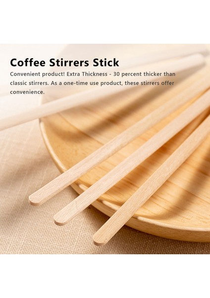 100PCS 5 5 Inç Kahve Karıştırıcılar Çubukları -Natal Ahşap Çevre Dostu Kahve Içecek Milktea Tek Kullanımlık Karıştırıcı Çubuk (Yurt Dışından) indirimleri