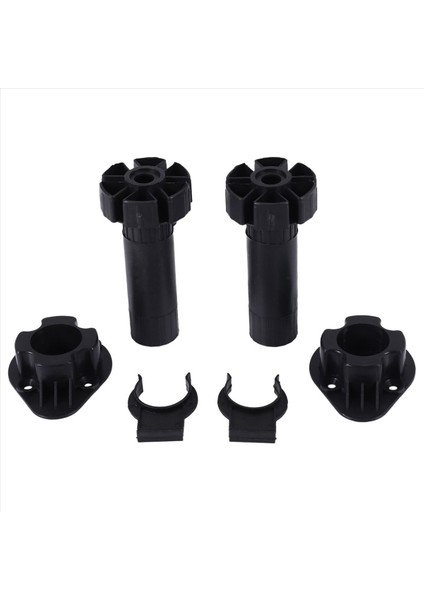 2x Plastik Ayarlanabilir Yükseklik Mutfak Dolap Kaveri Ayak Bacak Çifti Siyah (Yurt Dışından) modelleri