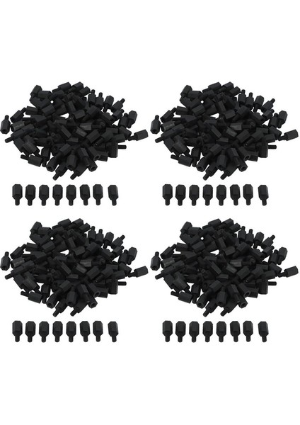 400PCS M3 Iplik 8mm+6mm Pcb Sabit Naylon Hex Standoff Aracı Sütunu (Yurt Dışından)