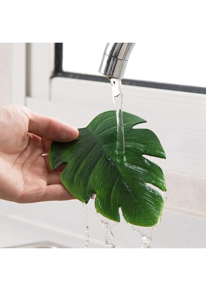 12PC Tropikal Yapay Palmiye Yaprakları Eva Bardak Kase Pedi Mat Çay Bardağı Paspaslar Içecek Bardak Altlıkları Hawaii Tema Parti Dekor (Yurt Dışından) modelleri