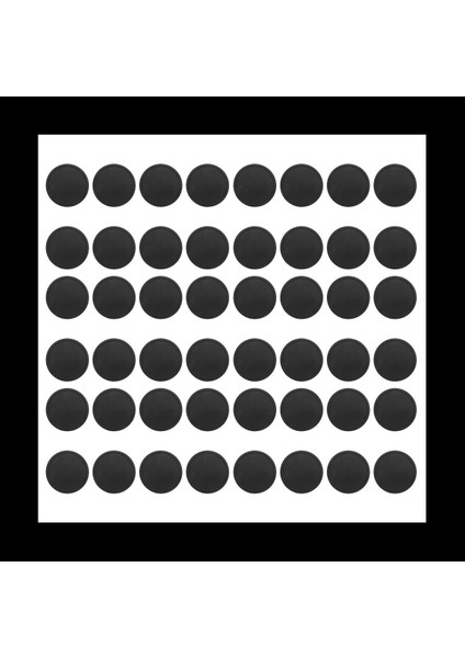 Silikon Siyah Içecek Baraç Seti 48 Slip Olmayan Yuvarlak Yumuşak Şık ve Dayanıklı Kolay Siyah Siyah (Yurt Dışından)