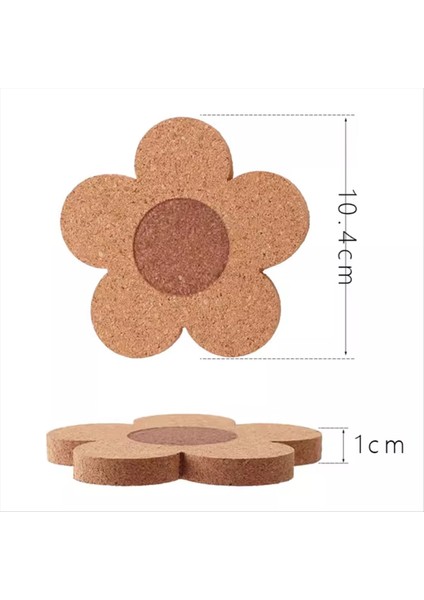 6 Adet Içecek Için Sevimli Bardak Altlıkları Emici ve Yeniden Kullanılabilir Coaster Seti 4 Inç Çiçek Şekli Bardak Altlıkları Çay Bardağı Paspas (Yurt Dışından) modelleri