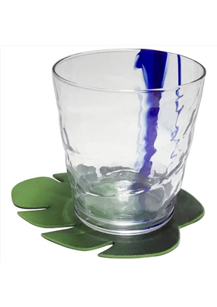 18PC Tropikal Yapay Palmiye Bırakır Eva Coasters Kupa Kupa Pad Mat Kahve Çay Kupası Paspaslar Içecek Bardak Altlıkları Hawaii Tema Partisi (Yurt Dışından) fırsatları