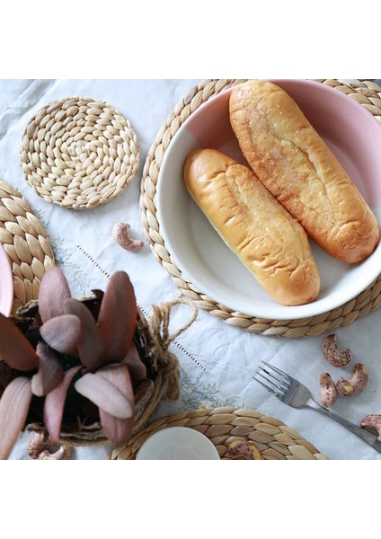 Seagrass Coasters Dayanıklı El Yapımı Su Sümbül Coaster Seti 12 Adet Içecekler Için Seagrass Coaster (Yurt Dışından) fırsatları