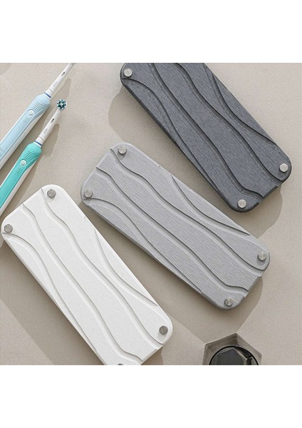 2x Banyo Lavabo Hızlı Kuruyan Taş Diyatomlu Toprak Lavabo Tepsisi Yemek Diş Fırçası Tutucu Dalgalı (Açık Gri) (Yurt Dışından) modelleri