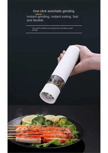 Tuz Karabiber Öğütücü Elektrikli Baharat Un Değirmen Değirmeni Ayarlanabilir Kaba Mutfak Barbekü Araçları Baharat Aletleri Kırmızı (Yurt Dışından) modelleri