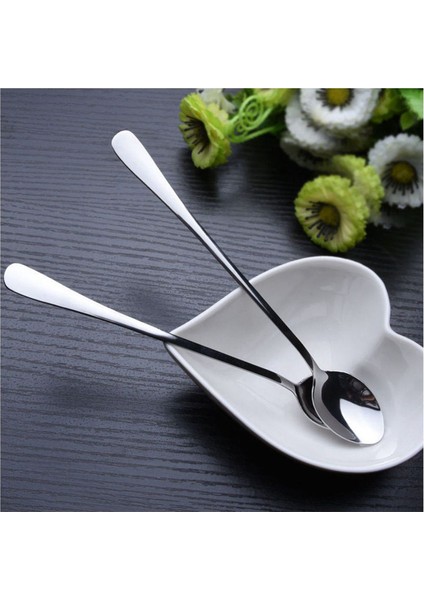 12PCS Uzunluğunda Paslanmaz Çelik Çay Kahve Kaşıkları Dondurma Çatal Bıçak Takımı (Yurt Dışından) modelleri
