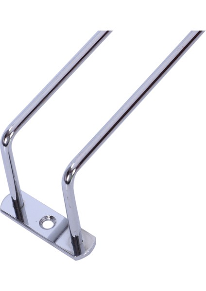 2x Cam Şarap Kupası Askılar Raf Tutucu Vidalı (Gümüş) (Yurt Dışından) indirimleri