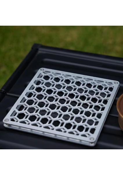 Paslanmaz Çelik Içecek Bardak Altlıkları Seti - Kaymaz Açık Kamp Için Çift Coaster Alkol Sobası ve Kupa Metal Paspas (Yurt Dışından) indirimleri