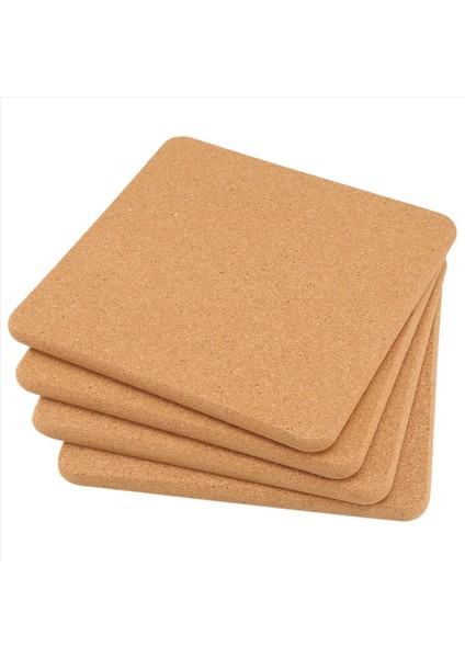 Sıcak Yemekler Için Yüksek Yoğunluklu Kalın Kare Ped 8 Inç Isıya Dayanıklı Çok Fonksiyonlu Coaster Cork Sıcak Pedler (Yurt Dışından) modelleri