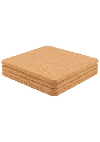 Sıcak Yemekler Için Yüksek Yoğunluklu Kalın Kare Ped 8 Inç Isıya Dayanıklı Çok Fonksiyonlu Coaster Cork Sıcak Pedler (Yurt Dışından) fırsatları