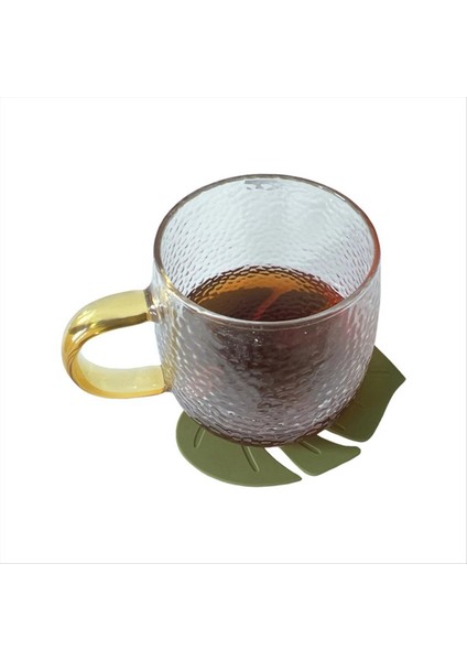 Silikon Coaster Fincan Pad Yaprak Şeklinde Yalıtım Pad Masalı Kupa Mat Yemek Masası Dekorasyon Sıcak Içki Tutucu (Yurt Dışından) modelleri