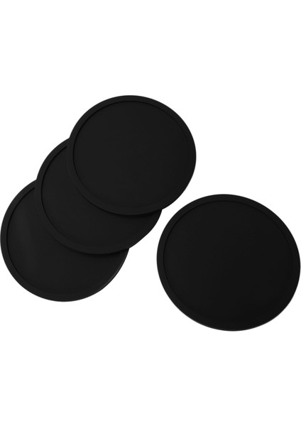 Silikon Siyah Içecek Bardak Altlığı 16 Kaymaz Yuvarlak Yumuşak Şık ve Dayanıklı Temizlenmesi Kolay Siyah (Yurt Dışından) fırsatları