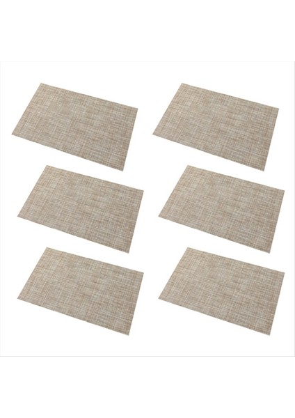 Placemats Set 6 Yıkanabilir Silinebilir Yer Paspaslar Için Mutfak Masası Isıya Dayanıklı Kayma Masa Mass (Yurt Dışından) indirimleri