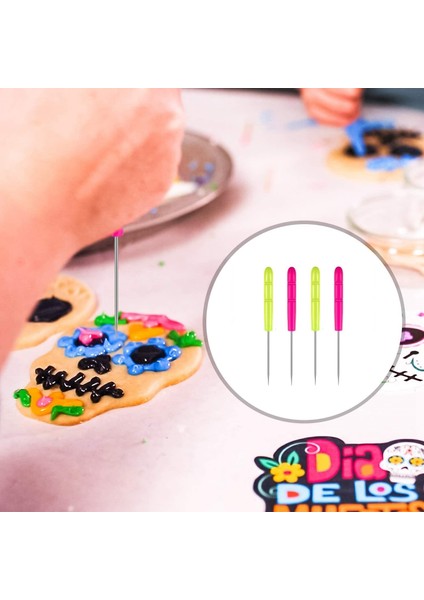 24 Pcs Çerez Dekorasyon Kiti Fondan Kek Dekorasyon Aracı Dekorasyon Fırçaları Dahil Miet Iğne Modelleme Aracı Cıvar Fotoğraf Renk (Yurt Dışından) fiyatları