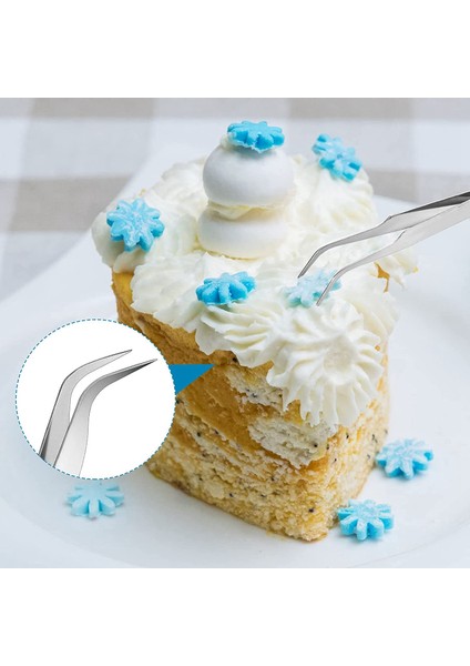 24 Pcs Çerez Dekorasyon Kiti Fondan Kek Dekorasyon Aracı Dekorasyon Fırçaları Dahil Miet Iğne Modelleme Aracı Cıvar Fotoğraf Renk (Yurt Dışından) fırsatları