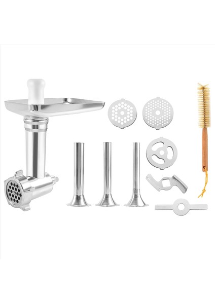 Phisinic &amp Kitchenaid Stand Mixer Et Öğütücü Aksesuarları Sosis Dolgulu Ekleme Için Metal Gıda Öğütücü Ek (Yurt Dışından)