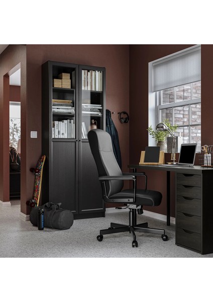 Mıllberget Çalışma Sandalyesi Murum Siyah Kolçaklı fiyatları