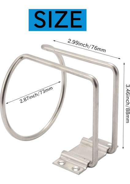 2pcs Paslanmaz Çelik Araba Tekne Yüzük Kupası Içecek Tutucu Şişe Deniz Yat Kamyonu Rv Camper (Yurt Dışından) indirimleri