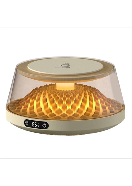 Kahve Kupası Isıtıcı Masa Kahve Isıtıcı Ortam Işığı ile Elektrikli Isıtıcı Içecek Süt Çayı Isıtma Tepsisi Kremalı Beyaz (Yurt Dışından)