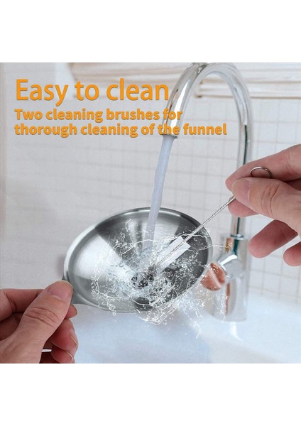 1x 6 Cam Bardak Stand Tutucu Kurutma Raf Mutfak Su Kupası Rafı ve 3 Paket Paslanmaz Çelik Huniler Seti (Yurt Dışından) modelleri