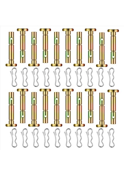 120 Adet Kesme Pimleri ve Cotter Pimleri 738-04124 ve 714-04040 Yedek Kesme Pimi ve Papyon Kilidi Cotter (Yurt Dışından) fiyatları