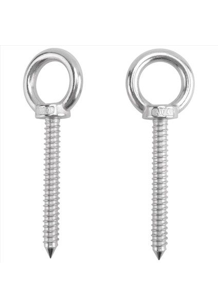 Ağır Hizmet Göz Kancaları Kendi Kendine Tapan Yeltici Vidalı Yük Kapasitesi 700LBS Göz Kancalarında Ağır Yorum Vidası (4 Pack- M10) (Yurt Dışından) indirimleri
